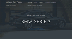 Desktop Screenshot of milanotaxidriver.it