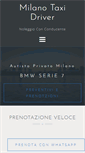 Mobile Screenshot of milanotaxidriver.it