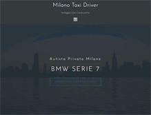 Tablet Screenshot of milanotaxidriver.it